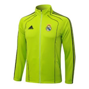 25-26 Long Real Madrid Grass Green Retro tracksuit