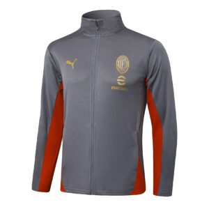 24-25 Long stretch AC Milan grey tracksuit