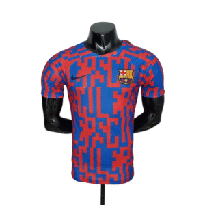 22-23 Barcelona Pre-match suit redblue player version