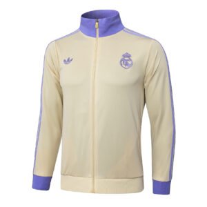24-25 Long Real Madrid Apricot tracksuit