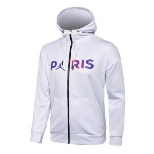 21-22 Long  Jordan Paris White Training Suit