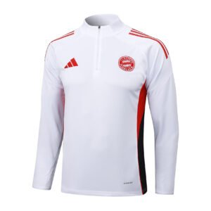 25-26 Half Bayern white tracksuit