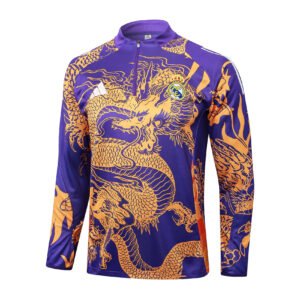 24-25 Half Real Madrid Purple tracksuit