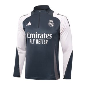 24-25 Half Real Madrid Grey tracksuit
