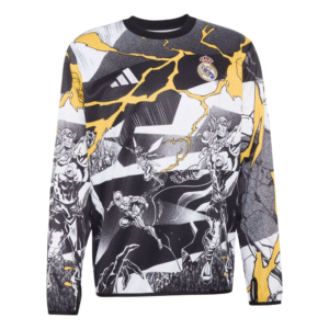 25-26 Real Madrid Pre-Match Football Player Version Long Sleeve Shirt