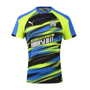 Marseille pre-match training Green Kit Player Version Shirt