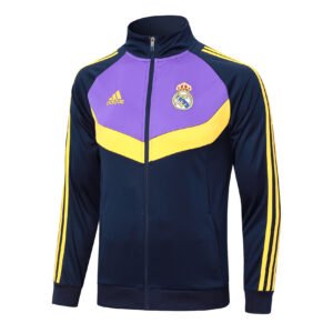 24-25 Long Real Madrid Royal Blue Sports Suit