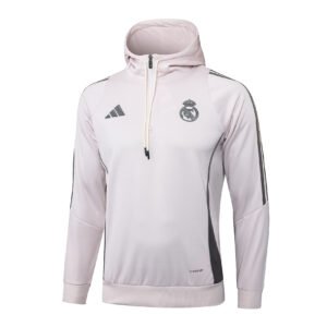 24-25 Half Real Madrid light pink tracksuit