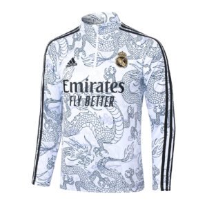 23-24 Half of Real Madrid white tracksuit