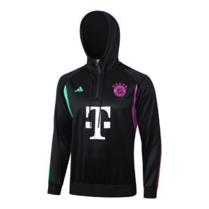 23-24 Half-hat Bayern black tracksuit