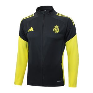 25-26 Long Real Madrid Dark Grey tracksuit