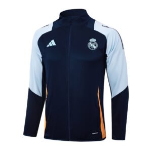 24-25 Long Real Madrid Royal Blue Sports Suit